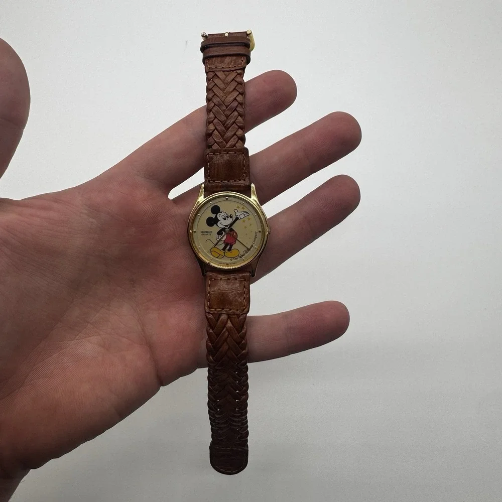 Vintage SEIKO Mickey‎ Mouse Men's Quartz Watch